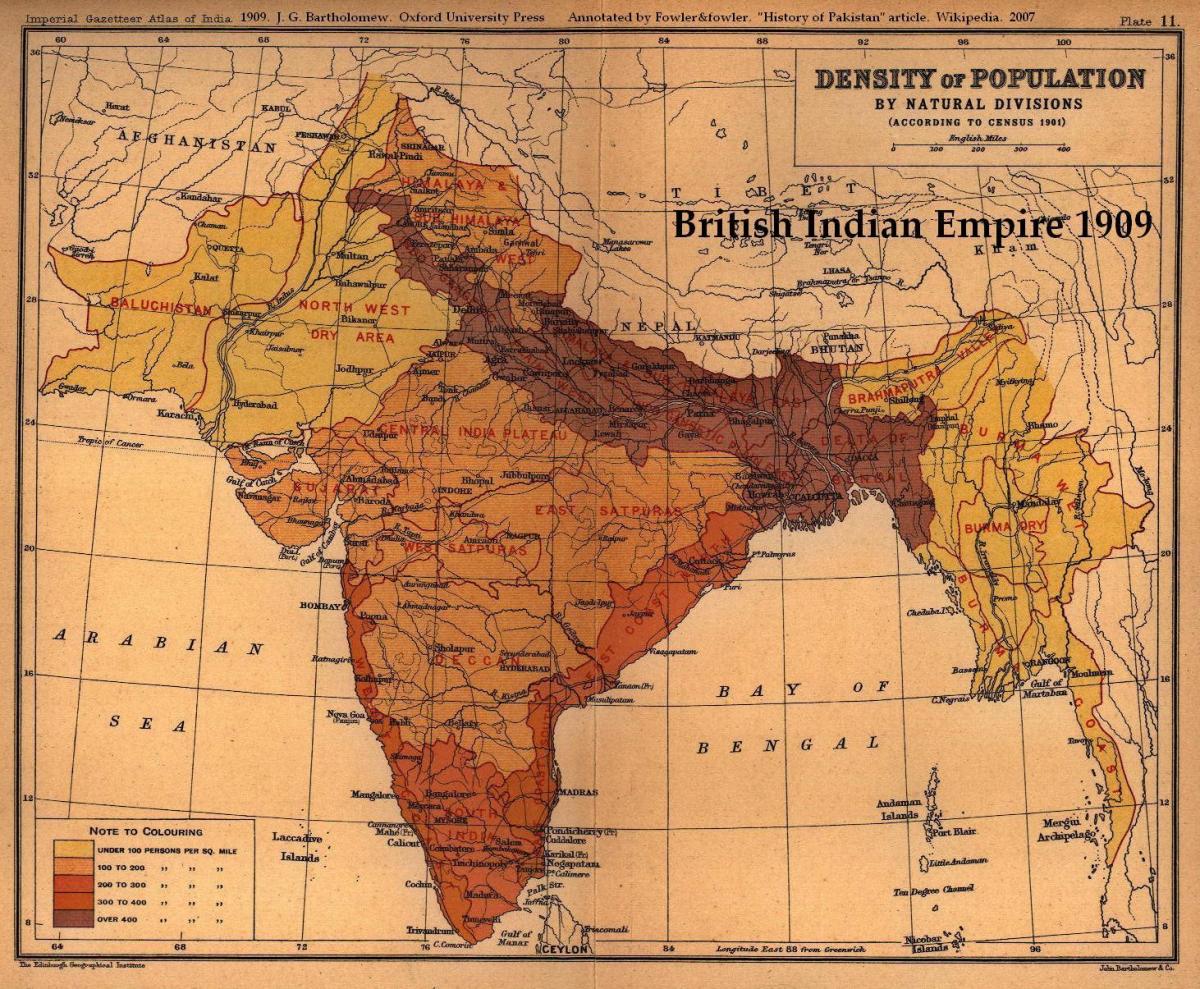 Antica Mappa Di India 