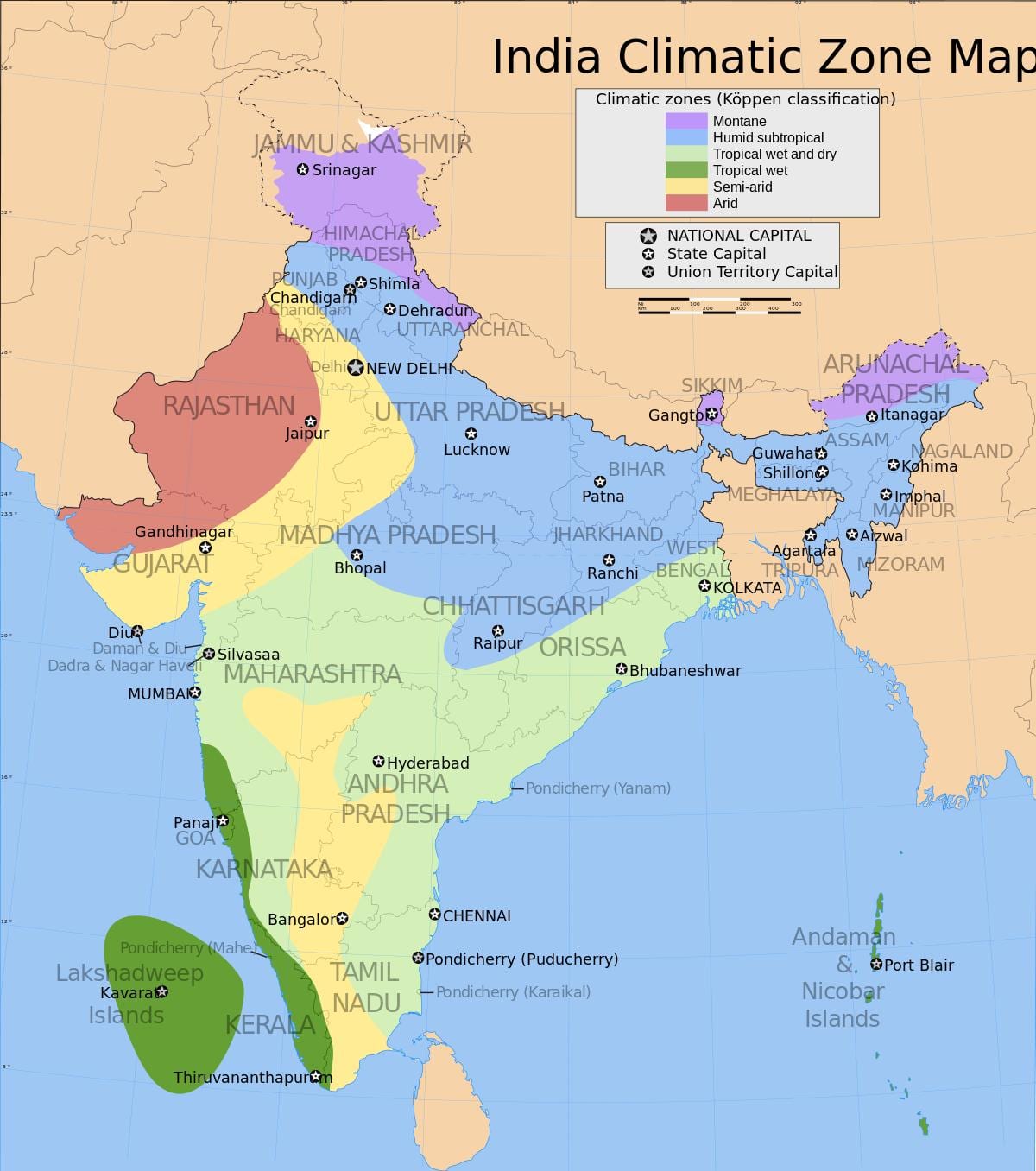 monsoon mappa India