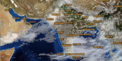 India satellitare mappa meteo