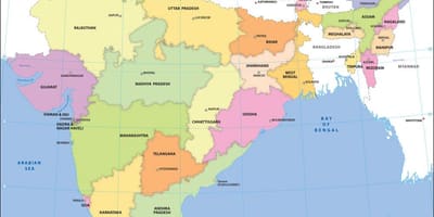 India mappa politica